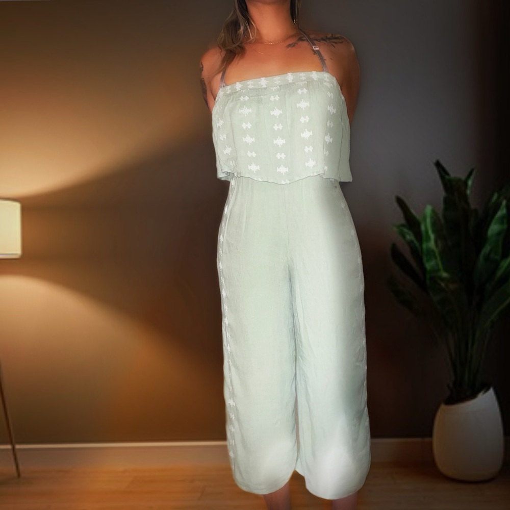 Sincerely Jules Medium Mint Green Jumpsuit